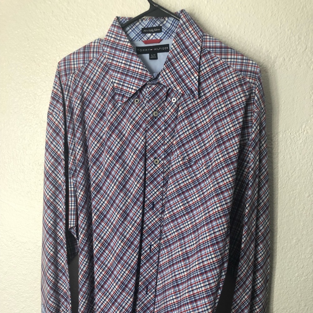 Mens Tommy Hilfiger 2ply fabric shirt